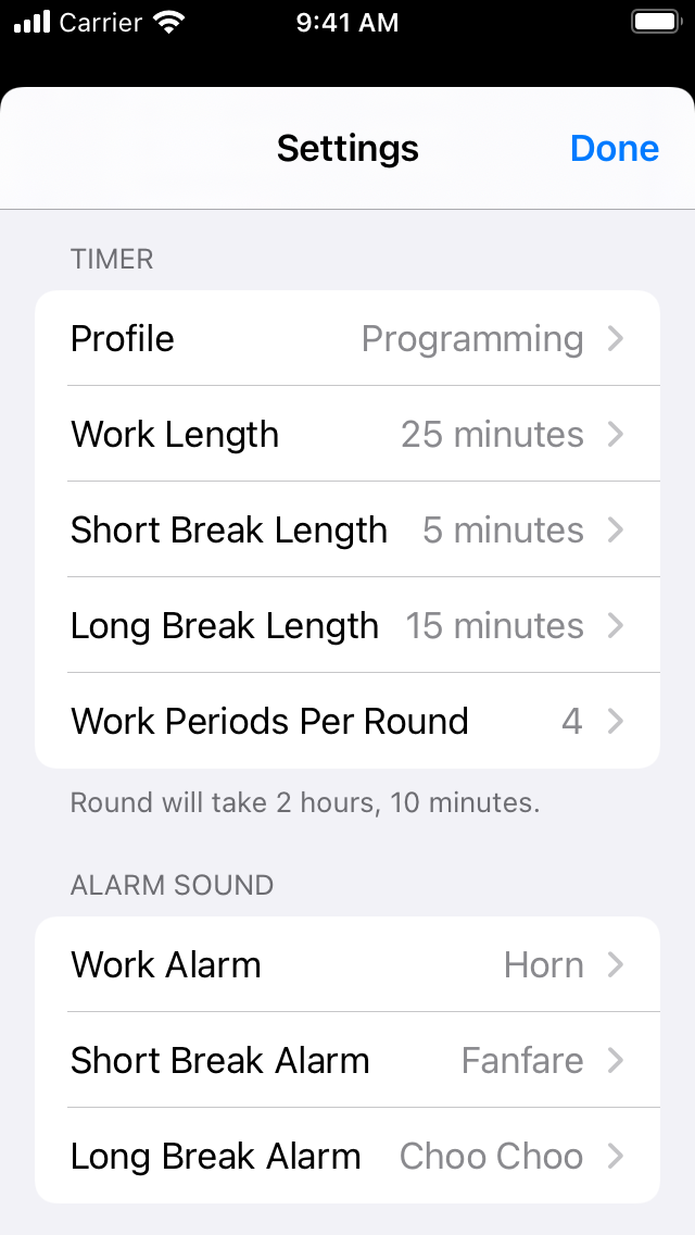 Pommie - Pomodoro Timer