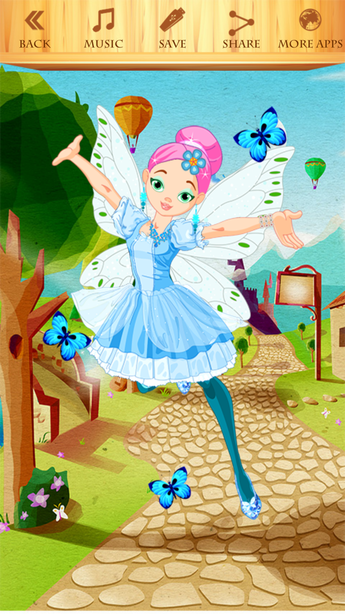 Dress Up Fairy Princess Game