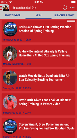 Boston Baseball 24h(圖1)-速報App