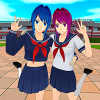 gadis sekolah menengah anime