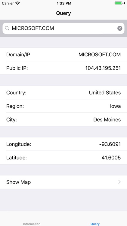 GeoIP - Show your IP