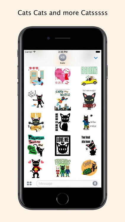 Catilicious - Redbubble sticker pack