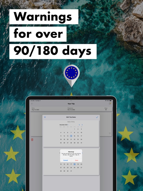 Schengen Days Calculatorのおすすめ画像4