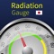 Displays the radiation present in the air from a location within Japan (Yokohama) with a large, easy to read display - including the amount in nanoGrays, and a gauge with clear "safety" and "escalated" zones