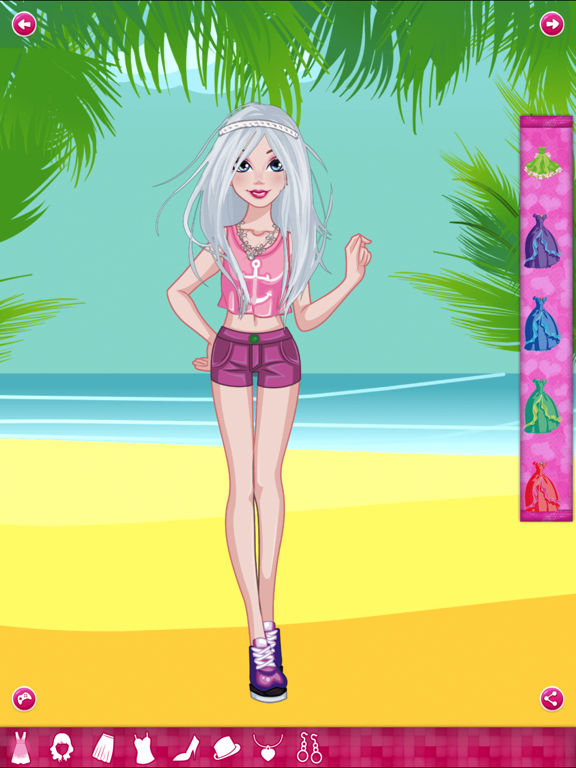 Princess Elsa Beauty Salon — Dress up girls games iPad screenshot