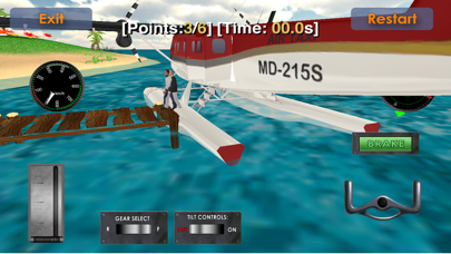 Screenshot #2 pour Ocean Air-plane Fly-ing Tour Simulator