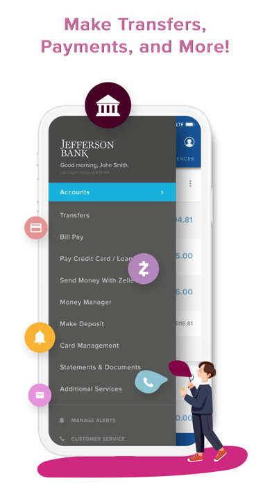 Jefferson Bank - Mobile Screenshot