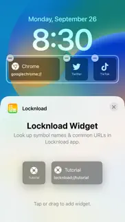 locknload: lock screen widgets iphone screenshot 1
