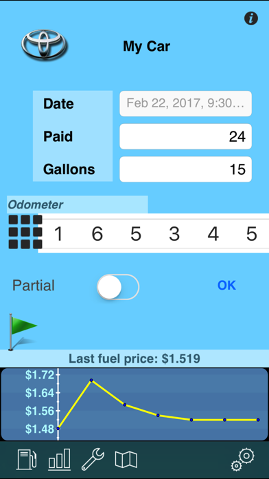 myFuelLog: Car Maintenance Screenshot