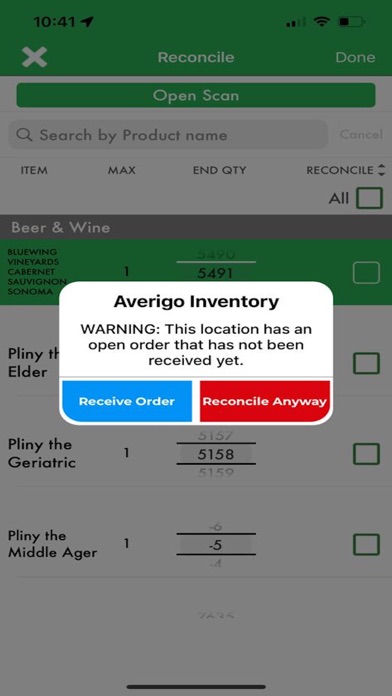 AveriGo Inventory Screenshot