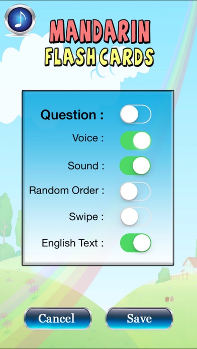 Mandarin Flash Cards iPhone screenshot 5 - Education app