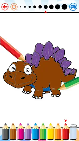 Game screenshot Dinosaur Coloring Book - Dino Drawing for Kids hack