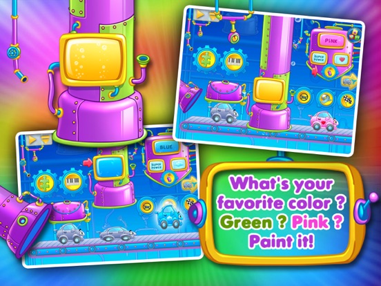 Screenshot #6 pour Rainbow Cars - Learn Colors
