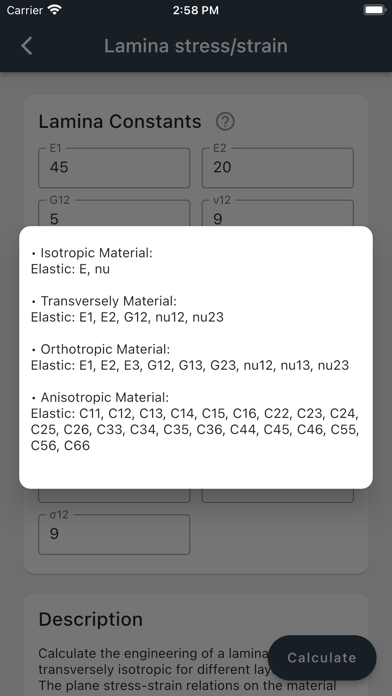 SwiftComp:Composite Calculator Screenshot