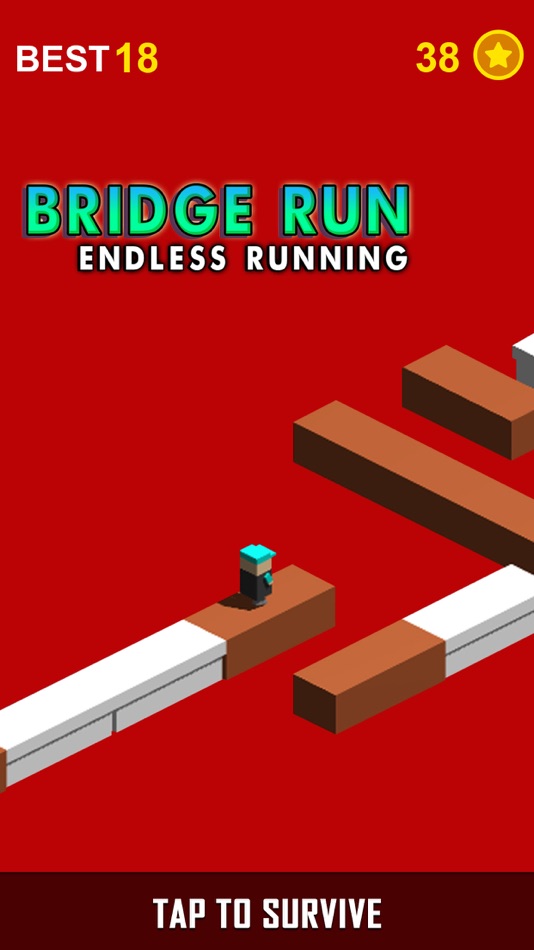 #1. Bridge Run – Endless Running (iOS) 由: Atif Mumtaz
