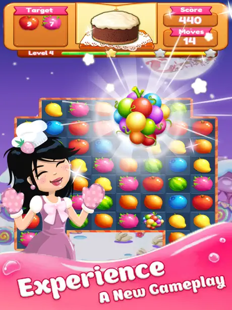 Fruit Blast Pop Legend - Sweet Yummy Match 3 Game