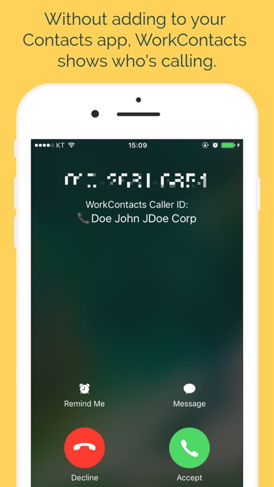 WorkContacts screenshot 2