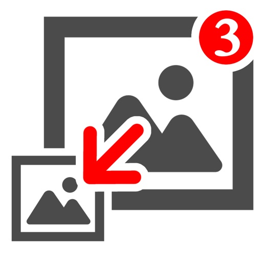 Resize Multiple Images & Mail icon