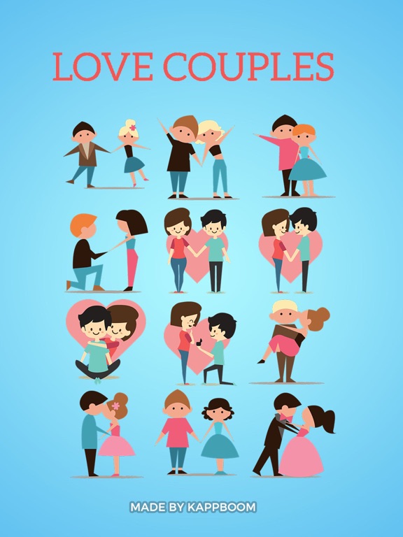 Screenshot #4 pour Couple Stickers by Kappboom
