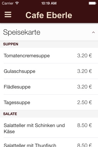 Cafe Eberle screenshot 4