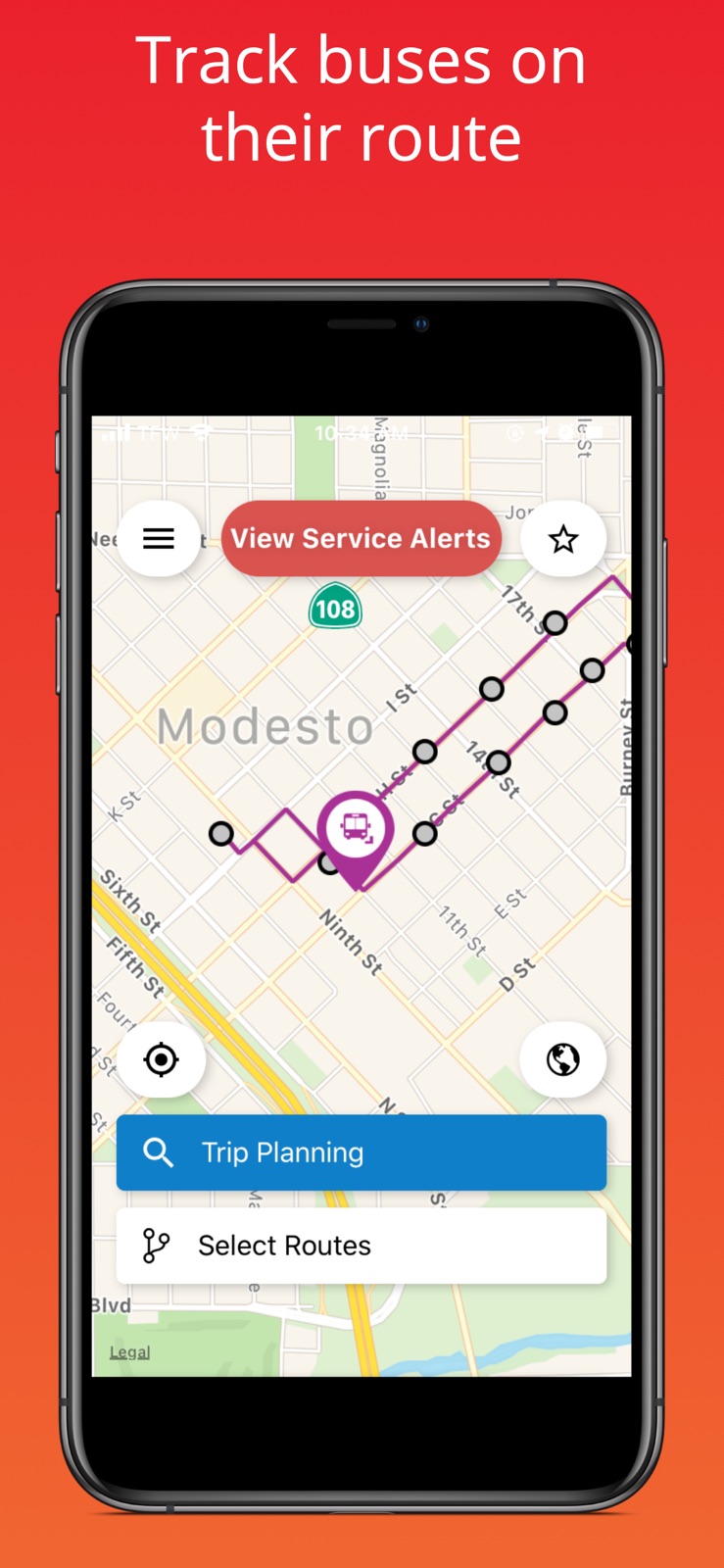 Track the S StanRTA myStop iphone screenshot 2