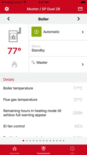 Froling Connect screenshot 2