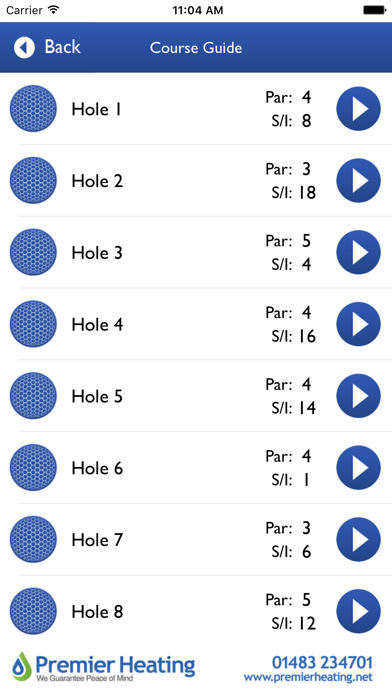 Screenshot #2 pour Guildford Golf Club - GPS