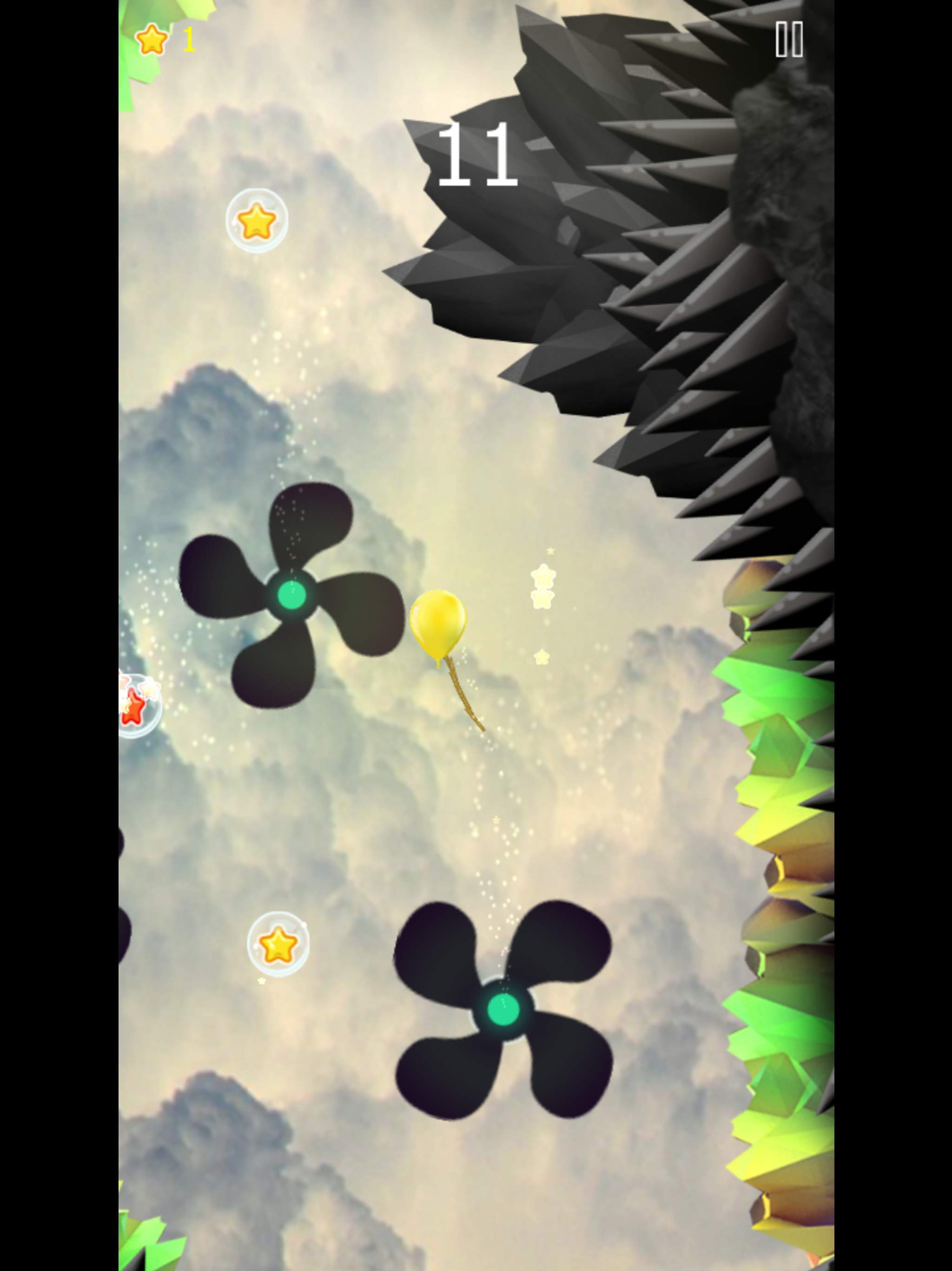 magic color balloon fly adventure game for kids