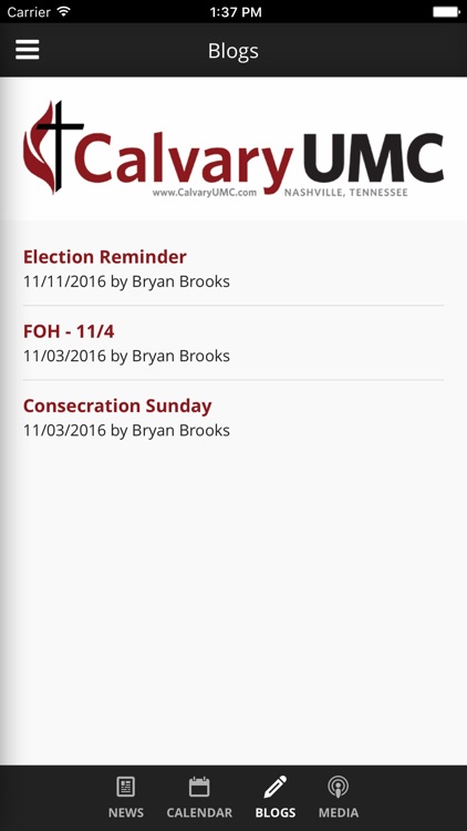 Calvary UMC - Nashville of Nashville, TN screenshot-4