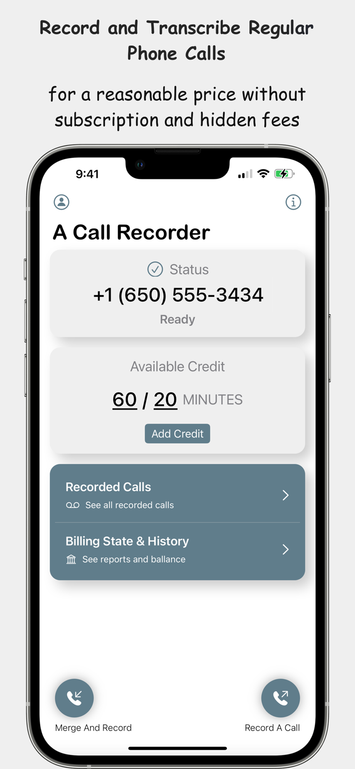 Call Recorder and Transcriber