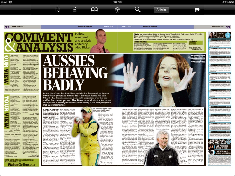 Wales on Sunday Newspaper screenshot-3