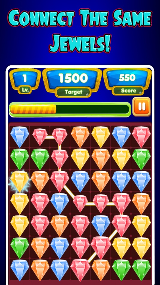 Jewel Charming Star Deluxe - Connect & Match3 - 1.0 - (iOS)
