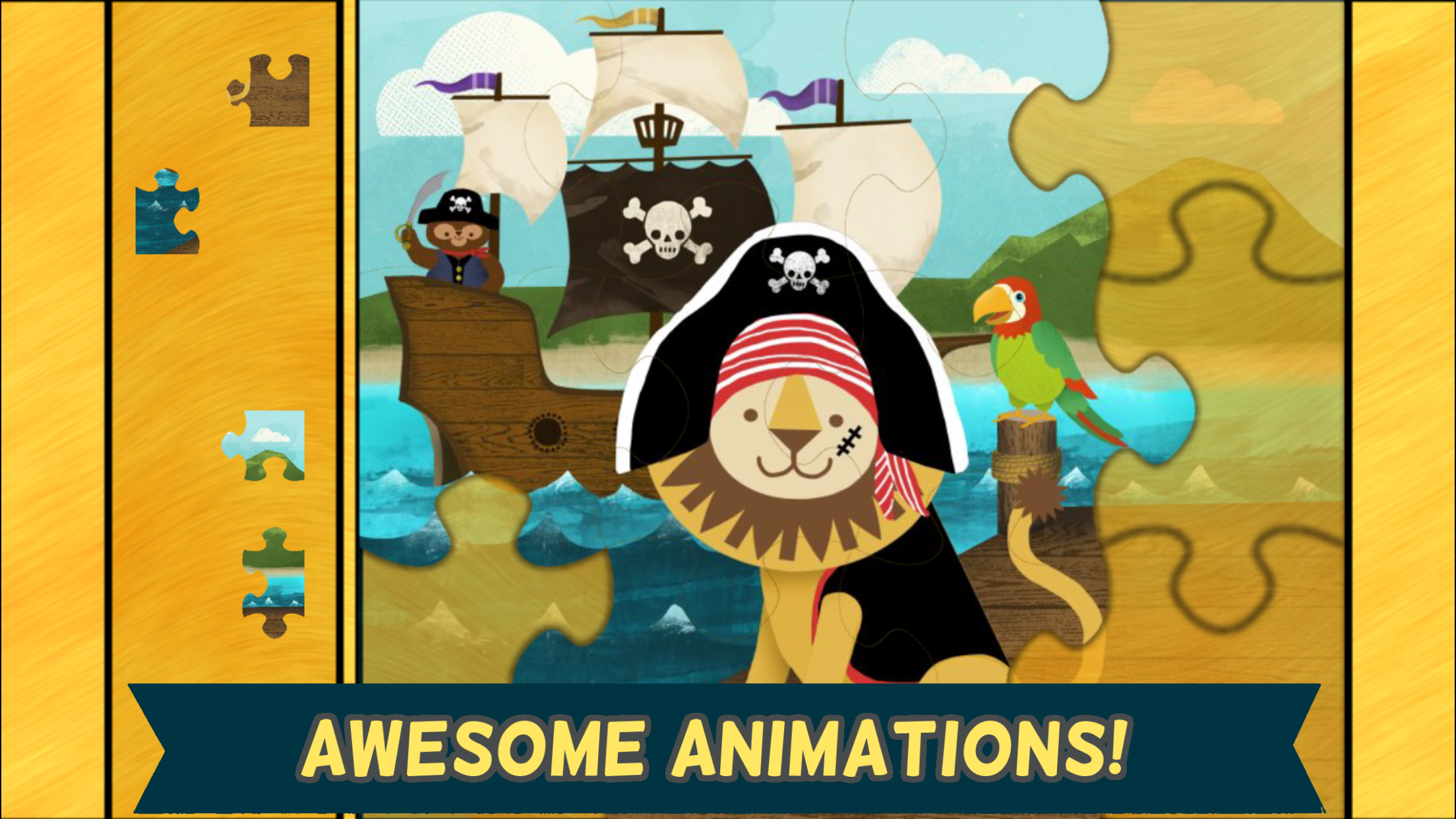 Pirate Preschool Puzzle - Fun Toddler Games