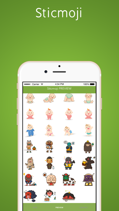 Sticmoji iPhone screenshot