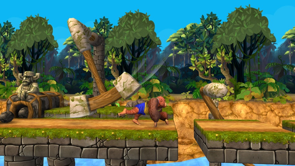 #2. Monkey Stunt Run (iOS) 由: Tap2Play, LLC (Ticker: TAPM)