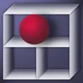 Red ball  Glass maze
