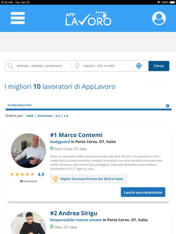 Screenshot #5 pour AppLavoro - LAVORO A 5 STELLE!