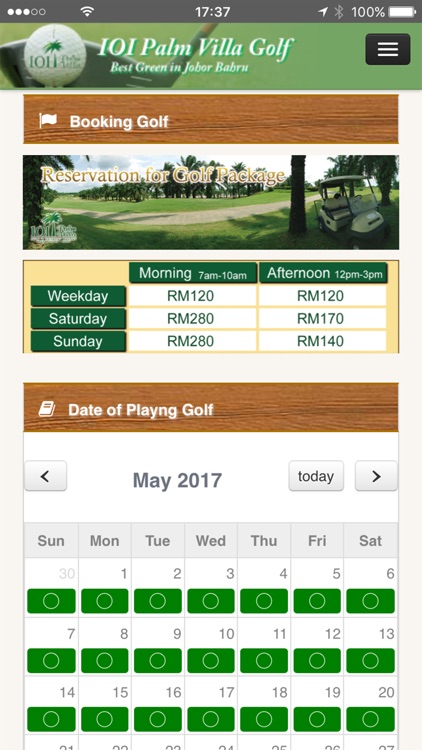 IOI Palm Villa Golf in JB