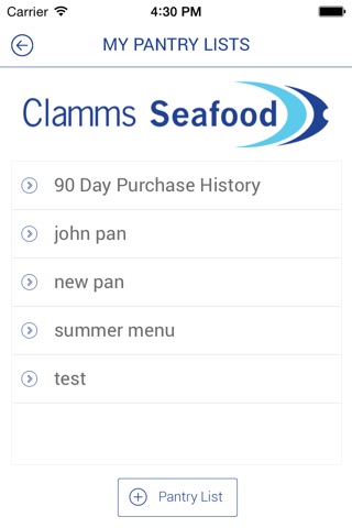 Clamms Seafood screenshot 4