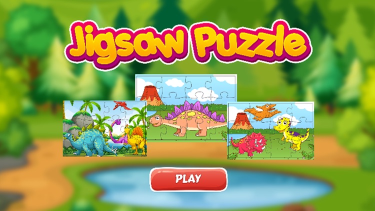 Dinosaur Fossil: Jigsaw Puzzle Preschool Toddler