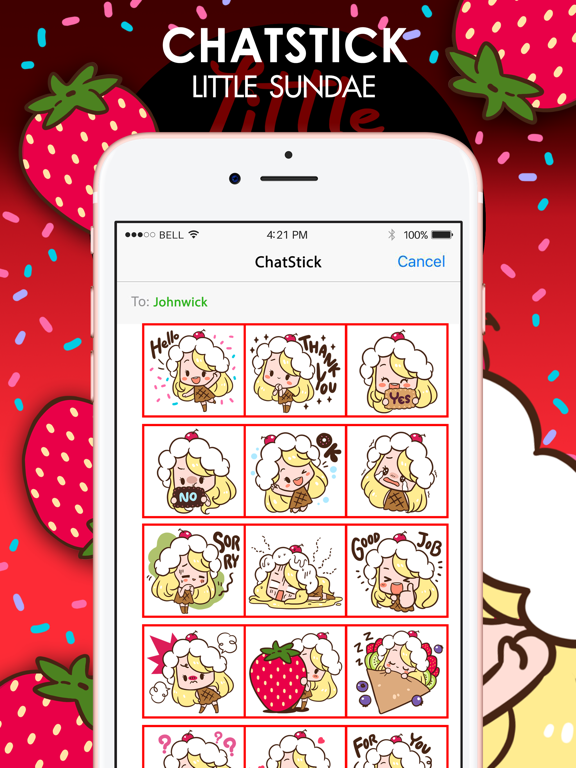 Screenshot #4 pour ลิตเติล ซันเด สติกเกอร์ สำหรับ iMessage ฟรี