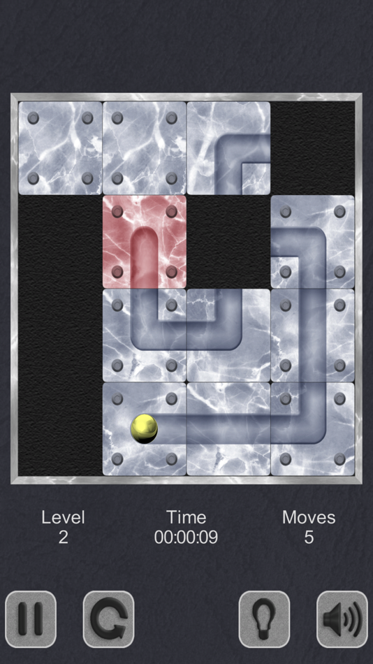 #1. Roll the Ball through the maze (iOS) Podle: Ruslan Goncharenko