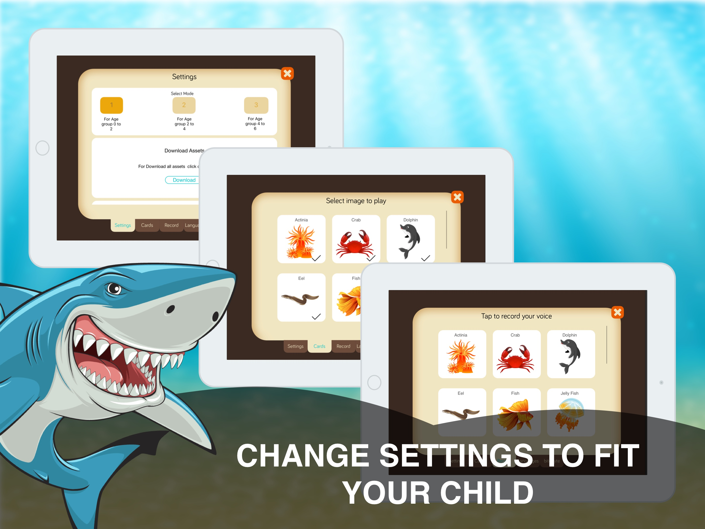 Sea Animals Early Learning Flashcards screenshot 6