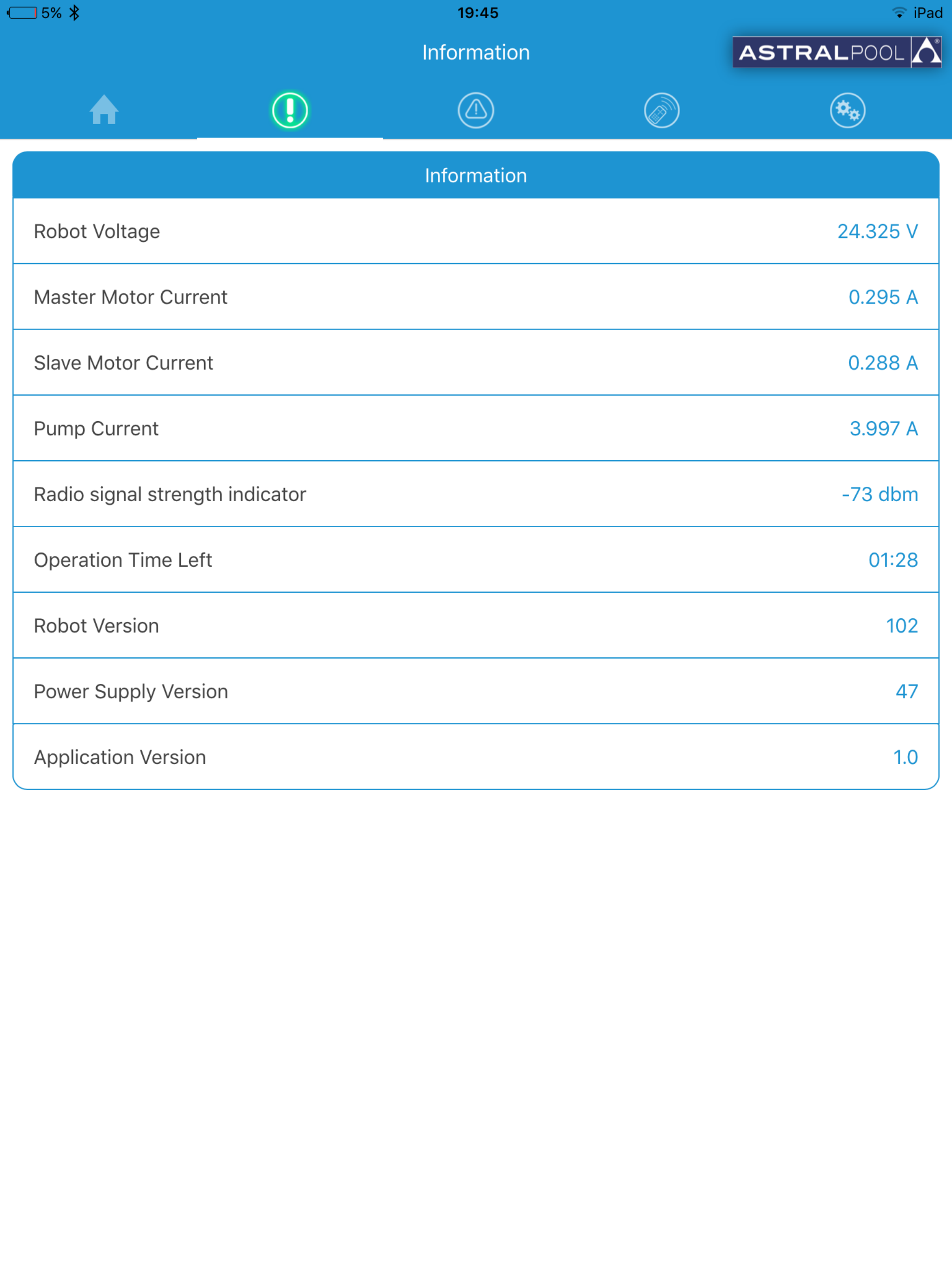 Astralpool RC screenshot 6