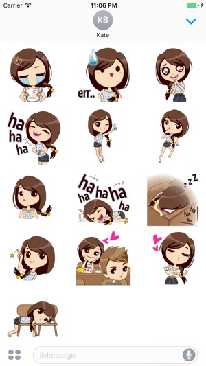 Aura The Cute Student Stickers(圖3)-速報App