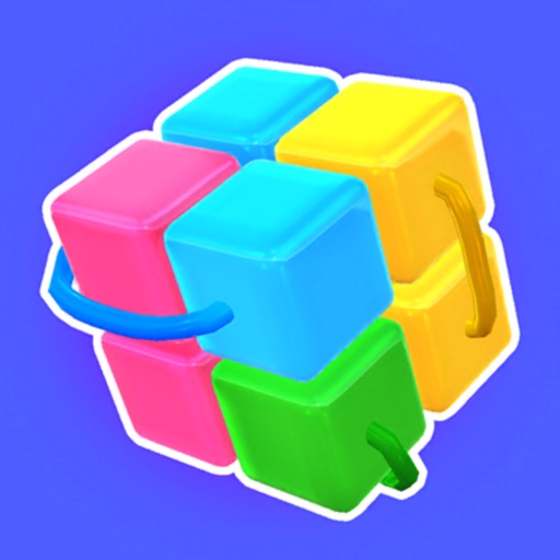Cube Rope 3D icon