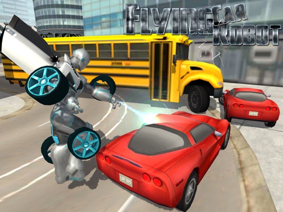 Flying Car Robot Flight Drive Simulator Game 2017のおすすめ画像4