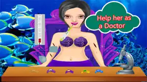 Magic Mermaid Doctor, Dress up & Salon screenshot #3 for iPhone