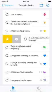 taskburn: get tasks done iphone screenshot 1
