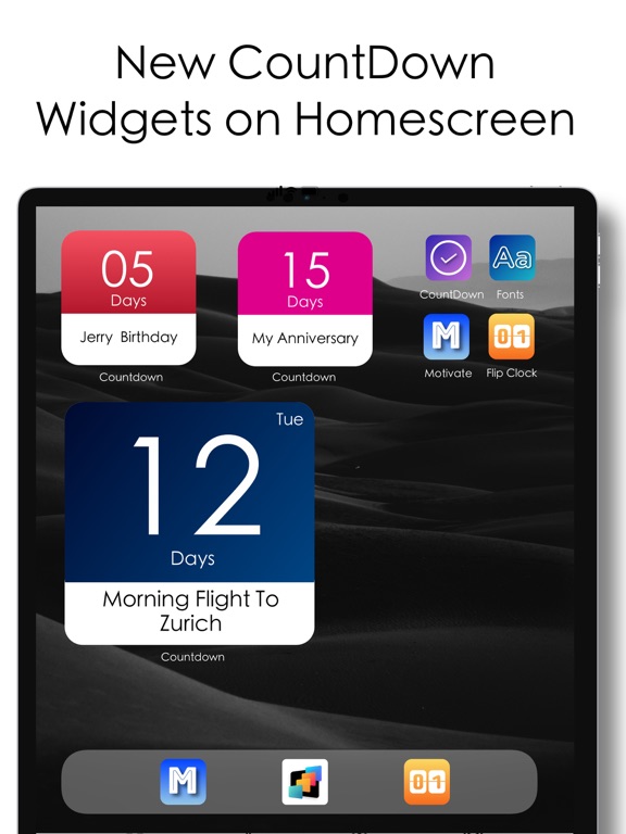 Screenshot #5 pour CountDown Widget - Pro wedges